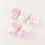 Baby 5-Pack Cotton Non-Sliding Socks