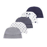 5pcs Baby Hats Infant Caps Sets - kiddiezoom