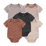 2024 Baby Bodysuits 5 Pieces Set Newborn