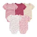 Newborn Baby Girls Clothes Outfits 5 Pack