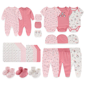 Ensembles cadeaux pour bébés, vêtements, grenouillères en coton pour nouveau-nés, lot de 22