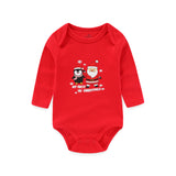 New Christmas Bodysuits+Hat Baby Clothing Sets