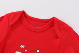 New Christmas Bodysuits+Hat Baby Clothing Sets