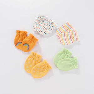 2024 Baby Glove Bear Mittens 5pcs Set