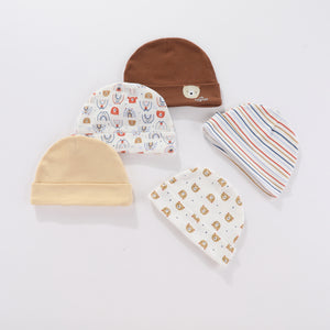 Newborn Baby Hat Bear Cap 5pcs Set