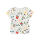 Boys Clothes Sailboat T-Shirt Tops Set