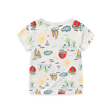 Boys Clothes Sailboat T-Shirt Tops Set