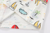 Boys Clothes Sailboat T-Shirt Tops Set