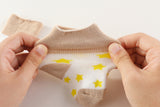 Lot de 5 paires de chaussettes antidérapantes en coton pour bébé de 0 à 12 mois 