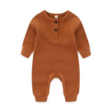 Baby Girls Rompers Ribbed Jumpsuits