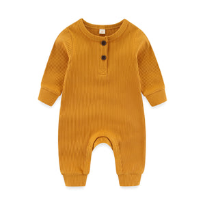 2024 Kids Rompers Baby Ribbed Jumpsuits