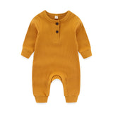 Baby Girls Rompers Ribbed Jumpsuits