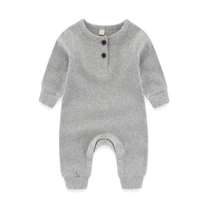 Baby Rompers Boys Ribbed Jumpsuits