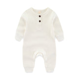 Baby Girls Rompers Ribbed Jumpsuits