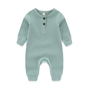 Newborn Ribbed Rompers Baby Clothes Jumpsuits