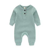 Baby Girls Rompers Ribbed Jumpsuits