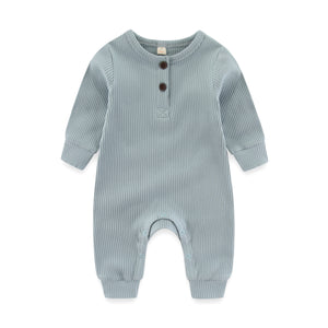 Baby Rompers Ribbed Cotton Clothing