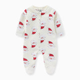 2024 Christmas Baby Rompers+Baby Bib