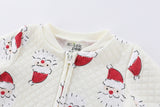 2024 Christmas Baby Rompers+Baby Bib