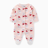 Christmas Baby Rompers+Hats Kids Onesies