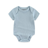 New Baby Ribbed Bodysuits Infant Clothes