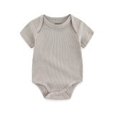 New Baby Ribbed Bodysuits Infant Clothes