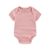 New Baby Ribbed Bodysuits Infant Clothes