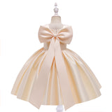 Baby Girls Formal Dresses Bow Birthday Occasion Dresses