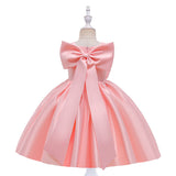 Baby Girls Formal Dresses Bow Birthday Occasion Dresses