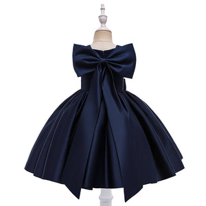 Baby Girls Formal Dresses Bow Birthday Occasion Dresses