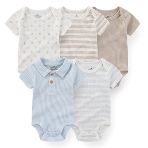 Babies Boys Bodysuits Kids Clothing Outfits 5 Pack - kiddiezoom