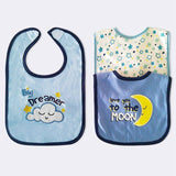 Baby Bibs Cartoon Toddler Baby Waterproof Feeding Towel - kiddiezoom