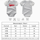 Baby Bodysuit 100% Cotton 0 - 12M Kids Clothes 6Pack - kiddiezoom