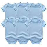 Baby Bodysuit 100% Cotton 0 - 12M Kids Clothes 6Pack - kiddiezoom