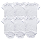 Baby Bodysuit 100% Cotton 0 - 12M Kids Clothes 6Pack - kiddiezoom