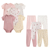 Baby Bodysuits 100% Cotton Newborn Onesies 10 Pack - kiddiezoom