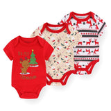 Baby Bodysuits 2024 Christmas Rompers - kiddiezoom