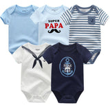 Baby Bodysuits 5pcs Sets Clothing - kiddiezoom