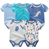 Baby Bodysuits 5pcs Sets Clothing - kiddiezoom