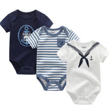 Baby Boys Bodysuits 3Pcs Newborn Set - kiddiezoom