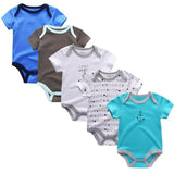 Baby Boys Bodysuits 5pcs Set Clothing 2024 - kiddiezoom