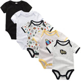 Baby Boys Bodysuits 5pcs Set Clothing 2024 - kiddiezoom