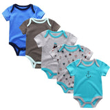 Baby Boys Bodysuits 5pcs Set Clothing 2024 - kiddiezoom