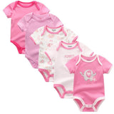 Baby Boys Bodysuits 5pcs Set Clothing 2024 - kiddiezoom