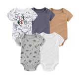 Baby Boys Clothes Newborn Rompers 5 Pack