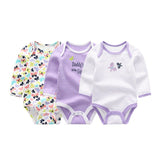 Baby Boys&Girls Bodysuit Long Sleeve 3/6pcs Set - kiddiezoom