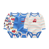 Baby Boys&Girls Bodysuit Long Sleeve 3/6pcs Set - kiddiezoom