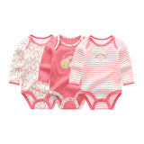 Baby Boys&Girls Bodysuit Long Sleeve 3/6pcs Set - kiddiezoom