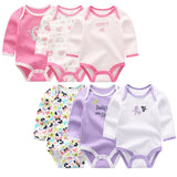 Baby Boys&Girls Bodysuit Long Sleeve 3/6pcs Set - kiddiezoom