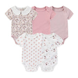 Baby Clothes Newborn Outfits Bodysuits 5 Pack - kiddiezoom